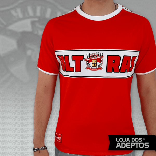 T-shirt Casual Ultras Máfia Vermelha